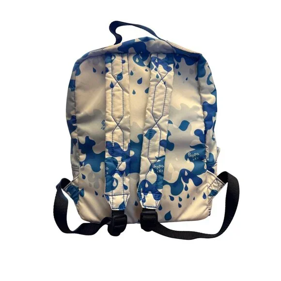 Hunter X Peppa Pig Kids Backpack Blue Camo Rain Print Lightweight  Bag - Picture 2 of 12